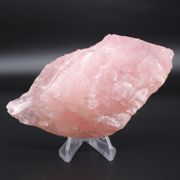 Rose quartz block