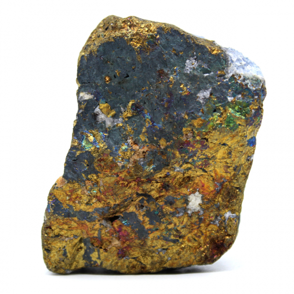 Colored raw chalcopyrite