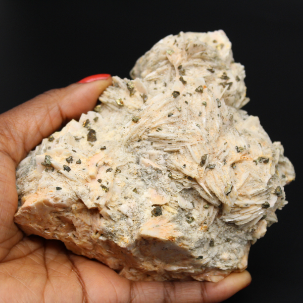 Pyrite crystals on barite