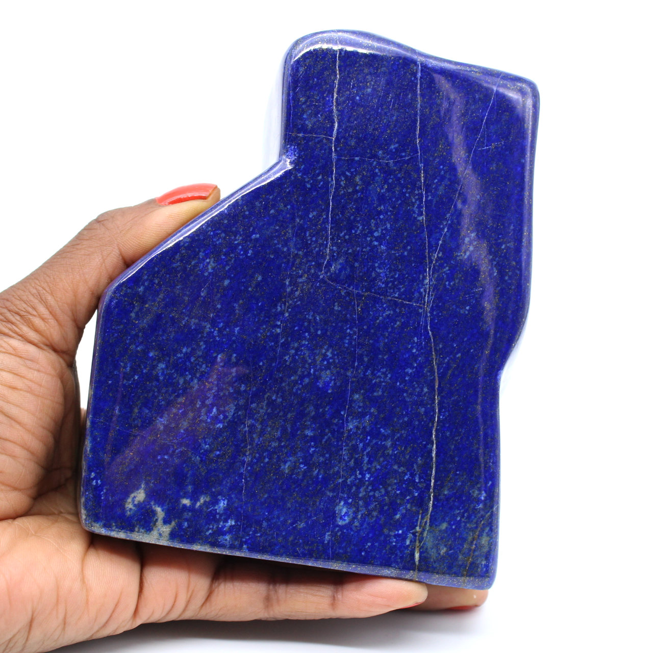 Large polished lapis lazuli block for collection