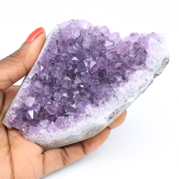 Natural crystallized amethyst