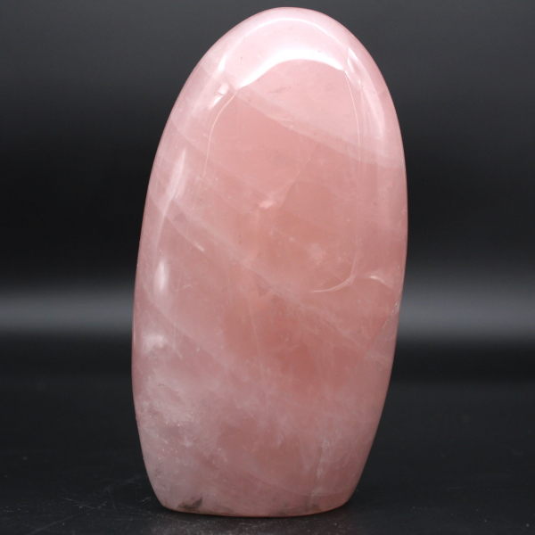Natural rose quartz stone