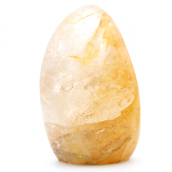 Decorative natural yellow quartz