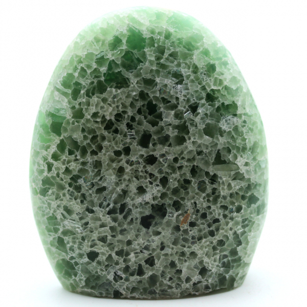 Green fluorite free form