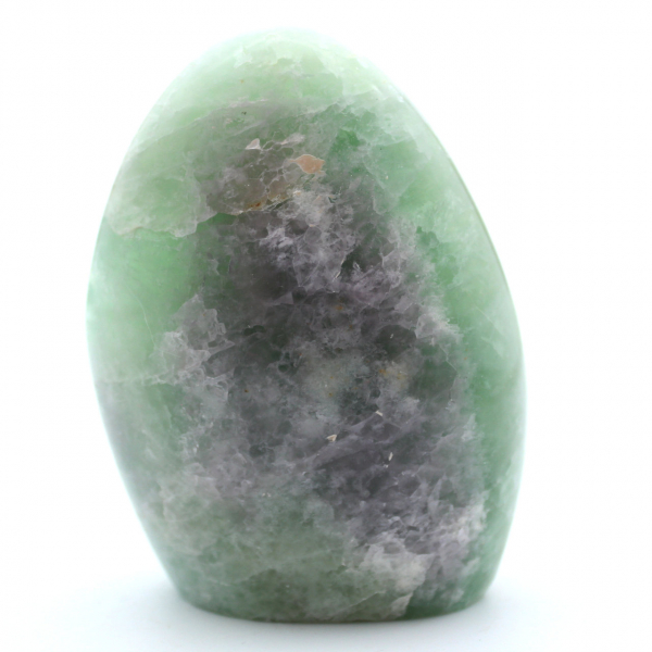 Natural green fluorite for ornament