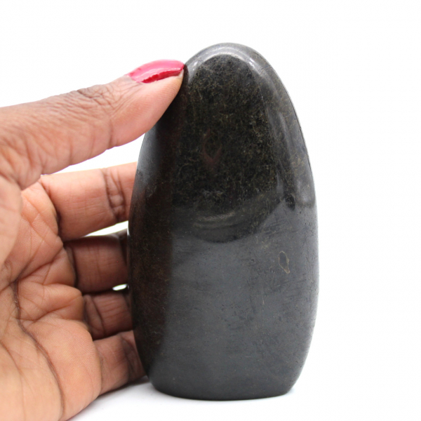 Freeform black Tourmaline stone