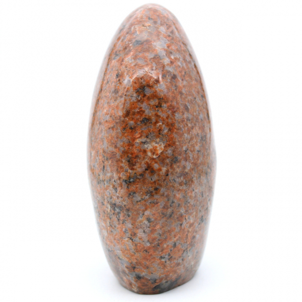 Polished natural orange dolomite