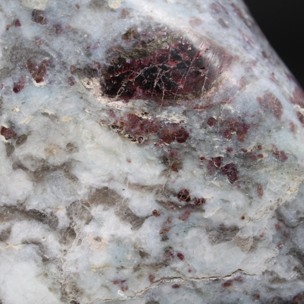 Stone with natural Tourmaline inclusion