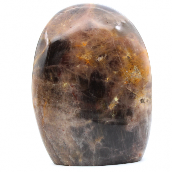 Natural microline black moonstone for ornament