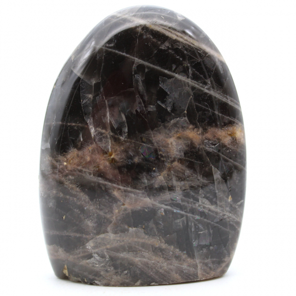 Decorative natural microline black moonstone