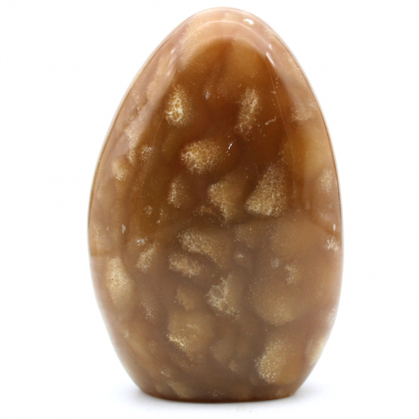 Natural honey calcite for ornament