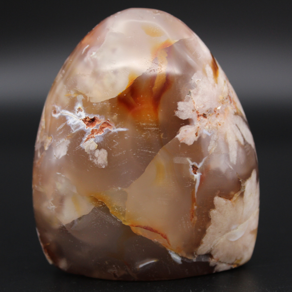 Natural flower agate stone