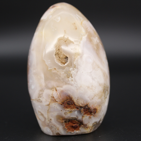 Free form agate flower stone