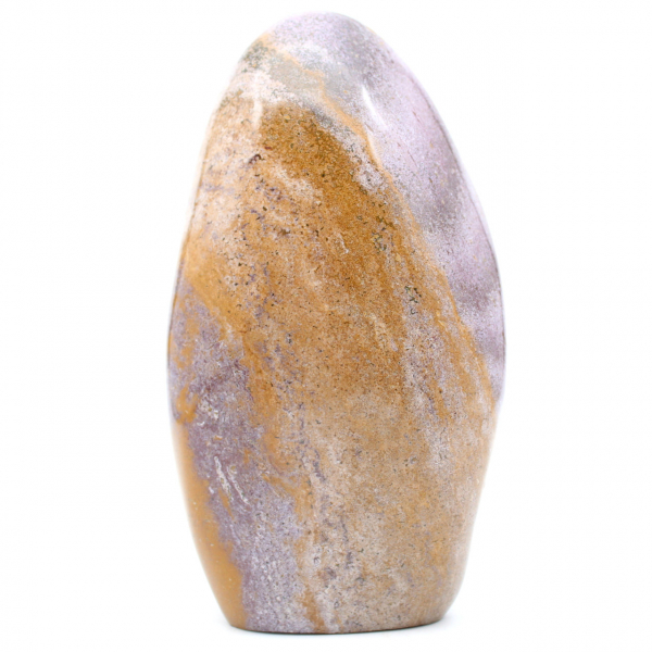 Free form in polychrome jasper stone