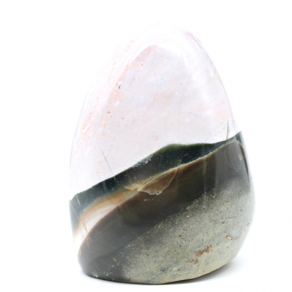 Free form in polychrome jasper stone