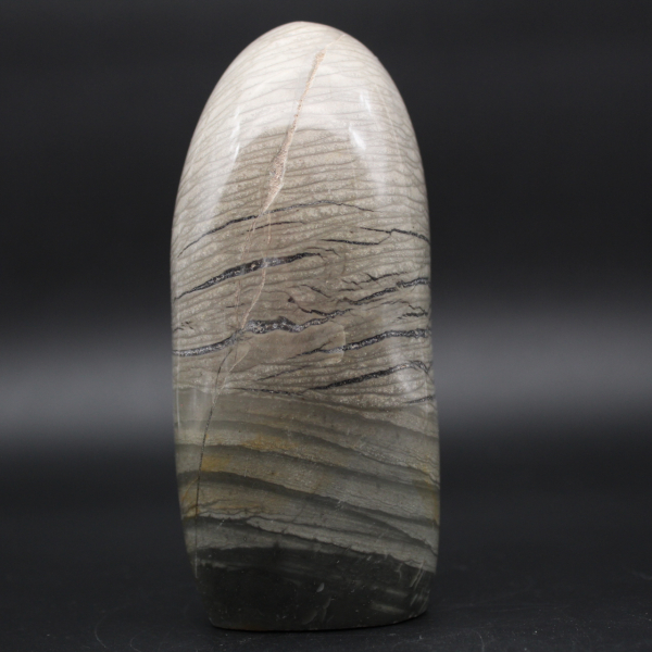 Natural Gray Ribboned Jasper Stone