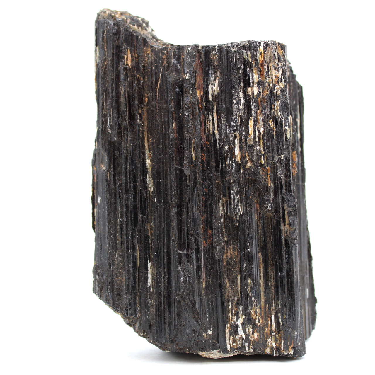 Crystallized black tourmaline