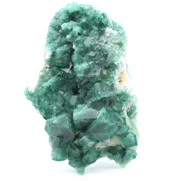 Crystallization of green fluorite from Madagascar