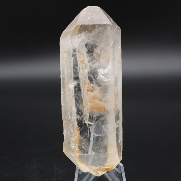 Bi-ended rock crystal