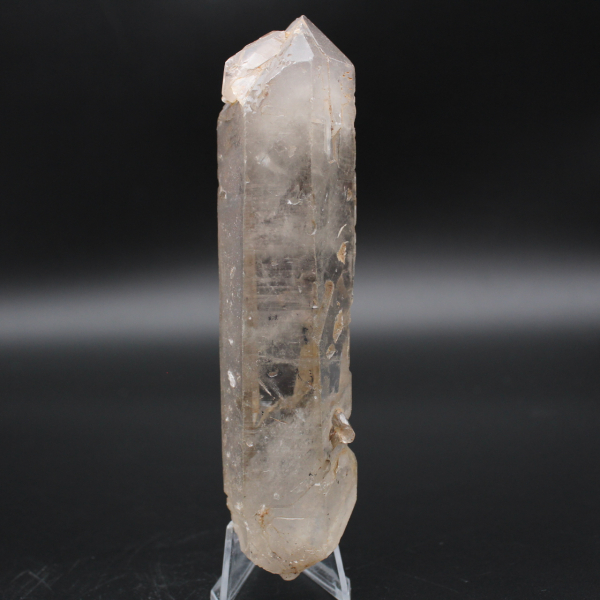 Natural quartz prism from Madagascar