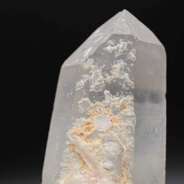 Natural quartz prism from Madagascar