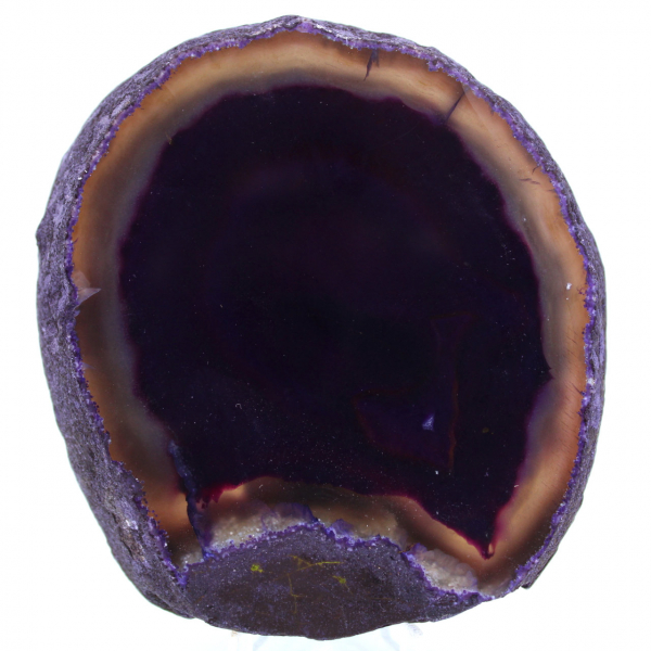 Decorative purple agate slice