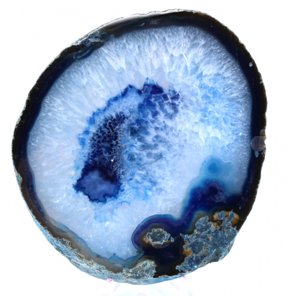 blue agate stone from brazil