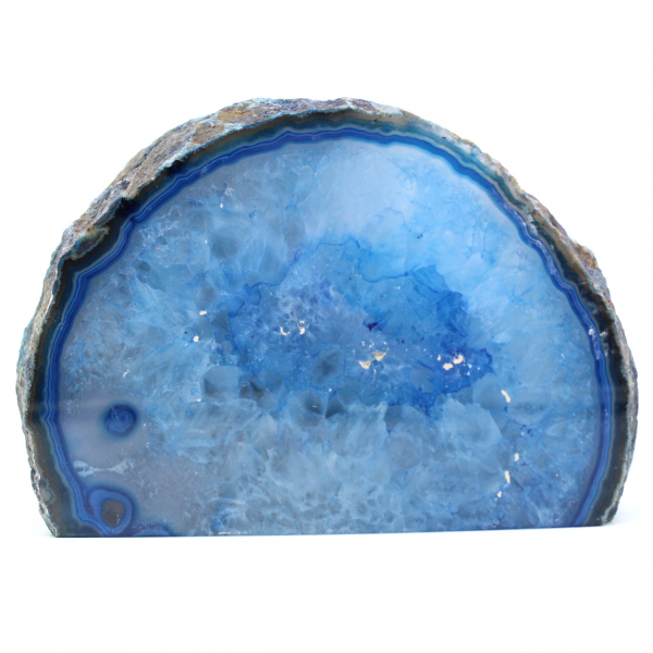 Blue agate to lay from Brazil