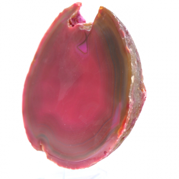 pink agate from brazil