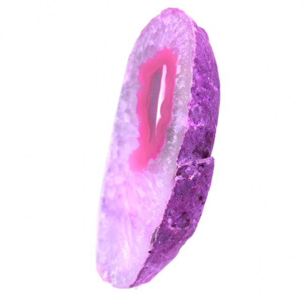 Pink agate decoration