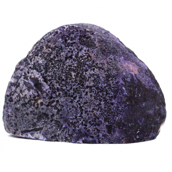 Natural decorative purple agate