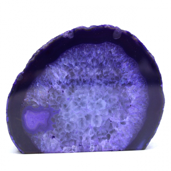 Purple agate to lay from Brazil