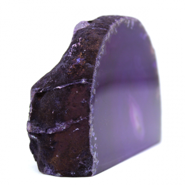 Violet agate from Brazil
