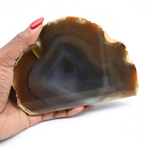 Natural agate from Brazil
