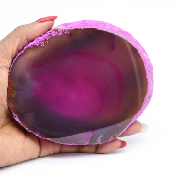 pink agate stone from brazil