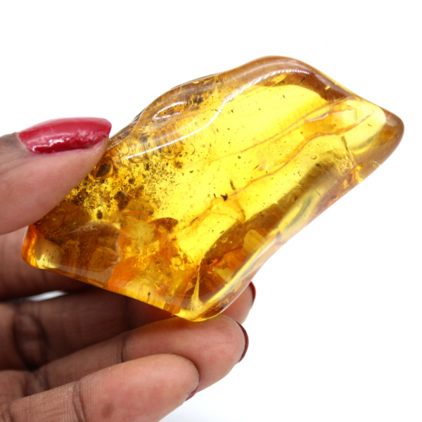 Natural amber stone