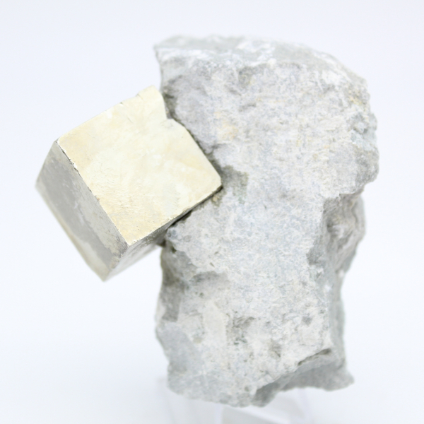 Pyrite cubic crystals