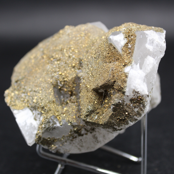 Natural calcite and pyrite