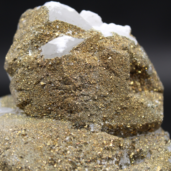 Natural calcite and pyrite