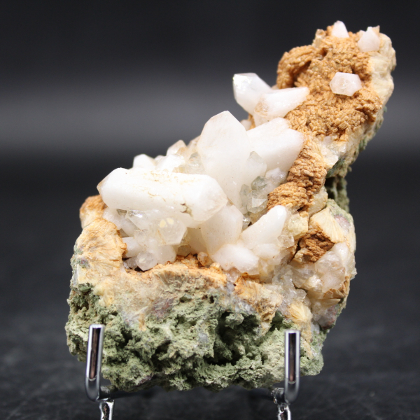 Quartz crystals and siderite