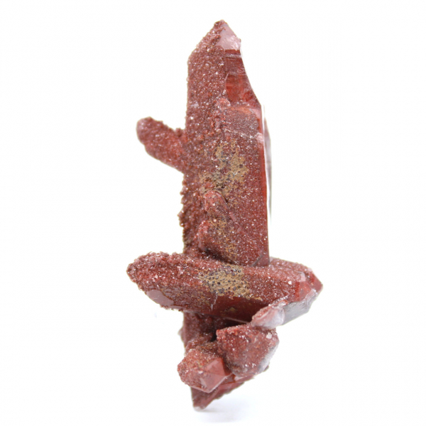 Crystallization of red quartz