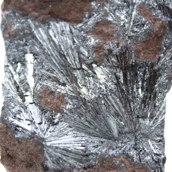 Crystallized pyrolusite