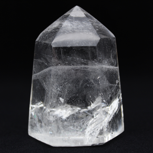 Decorative rock crystal prism
