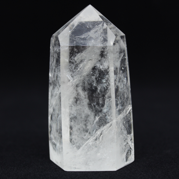 Decorative rock crystal prism