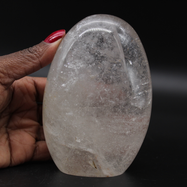 Natural rock crystal rock