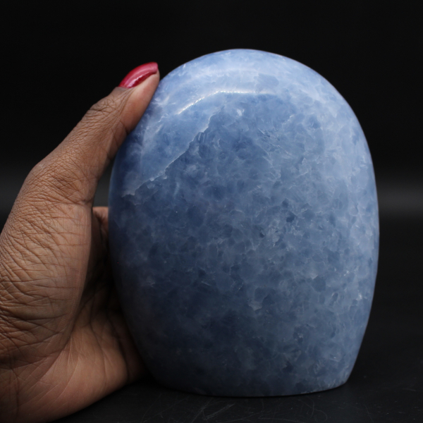 blue calcite rock