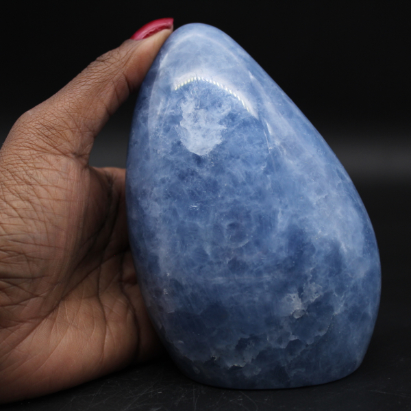 Natural Blue Calcite Rock