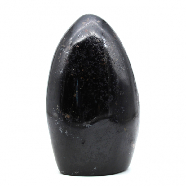 Polished black tourmaline