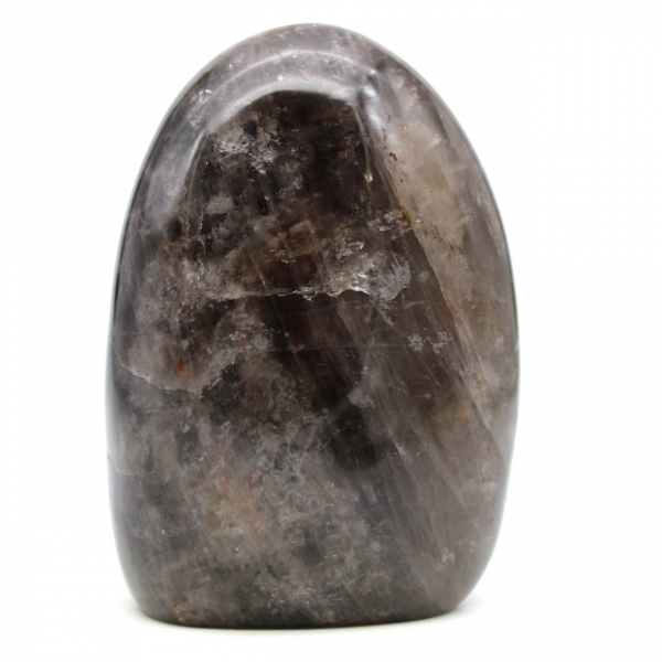 Smoky quartz polished rock