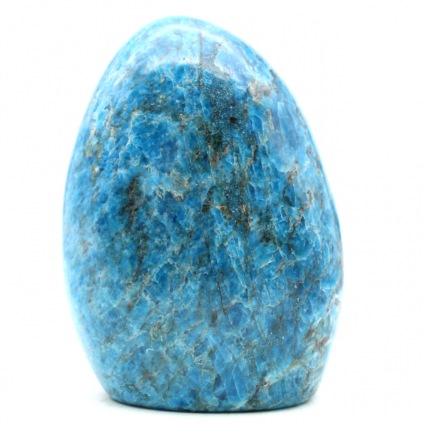 Blue apatite stone